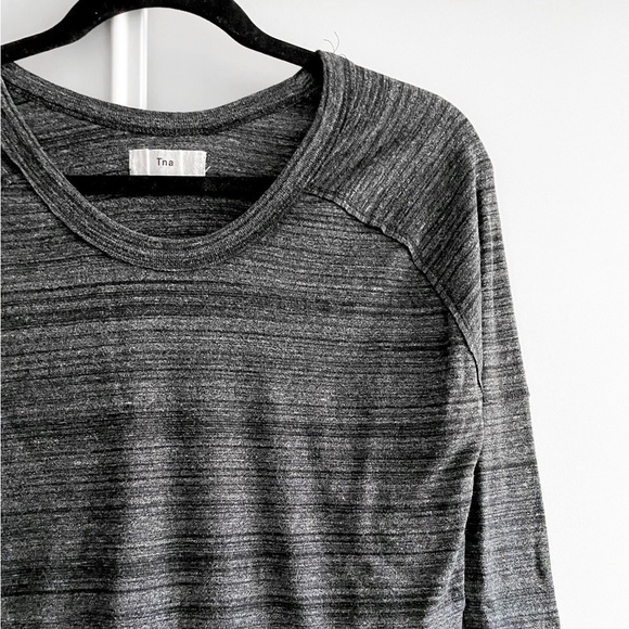 Tna Scoop Neck Striped Tee - Picture 2 of 5